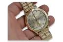 Gold men's watch Geneve ★ zlotychlopak.pl ★ Gold purity 585 333 Low Price!