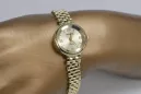 Puikus 14k 585 aukso moteriškos laikrodis Geneve lw026y