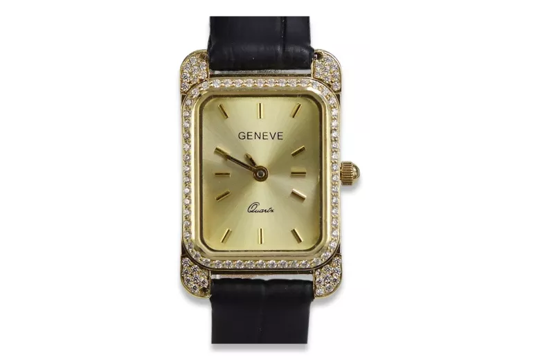 Reloj ★ de oro para damas zlotychlopak.pl Pureza de oro 585 333 ¡★ Precio bajo!