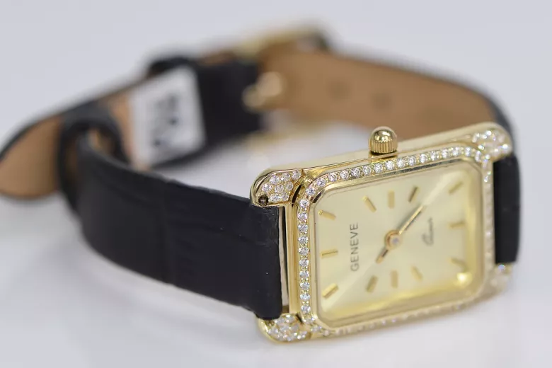 Montre ★ dame en or zlotychlopak.pl ★ Pureté d’or 585 333 Prix bas!