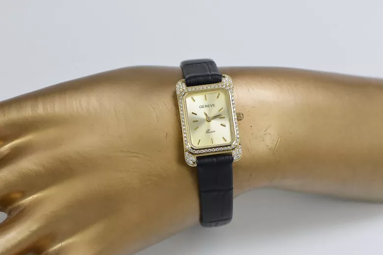 Montre ★ dame en or zlotychlopak.pl ★ Pureté d’or 585 333 Prix bas!