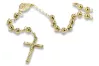 Italian yellow 14k gold 585 rosary chain rc009y