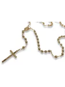 Italian yellow 14k gold 585 rosary chain rcc009y