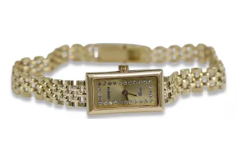 Gold ladies watch ★ zlotychlopak.pl ★ Gold purity 585 333 Low price!