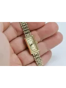 Prześliczny 14K 585 złoty damski zegarek Geneve lw058y