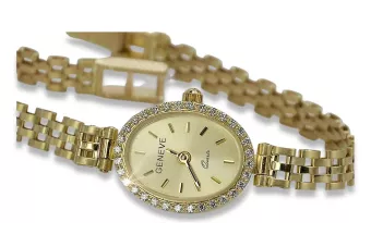 Gold ladies watch ★ zlotychlopak.pl ★ Gold purity 585 333 Low price!