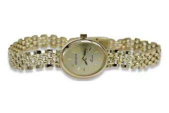 Златен дамски часовник ★ zlotychlopak.pl ★ Чистота на златото 585 333 Ниска цена!