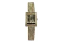 14K Gold Women's Watch, Rectangular lw035ydy