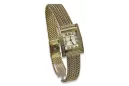 14K Gold Women's Watch, Rectangular lw035ydy