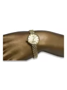 Prześliczny 14K 585 złoty damski zegarek Geneve lw071y