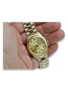 Prześliczny 14k 585 złoty damski zegarek Geneve lw073y