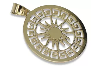 Auksinis 14k 585 itališkas saulės stilius cpn040y