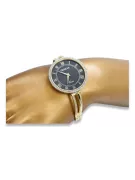 Prześliczny 14K 585 złoty damski zegarek Geneve lw053y