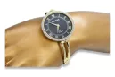 Reloj italiano amarillo 14k oro 585 Geneve lw053y