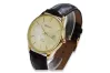 Złoty zegarek męski 14k 585 Geneve mw017y