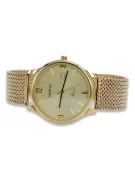 Złoty zegarek męski 14k 585 z bransoletą Geneve mw017y&mbw014y