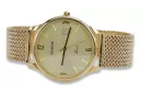 Złoty zegarek męski 14K Geneve, kwarcowy, włoski, 40mm | Zlotychlopak.pl