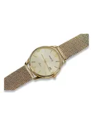 Złoty zegarek męski 14K Geneve, kwarcowy, włoski, 40mm | Zlotychlopak.pl