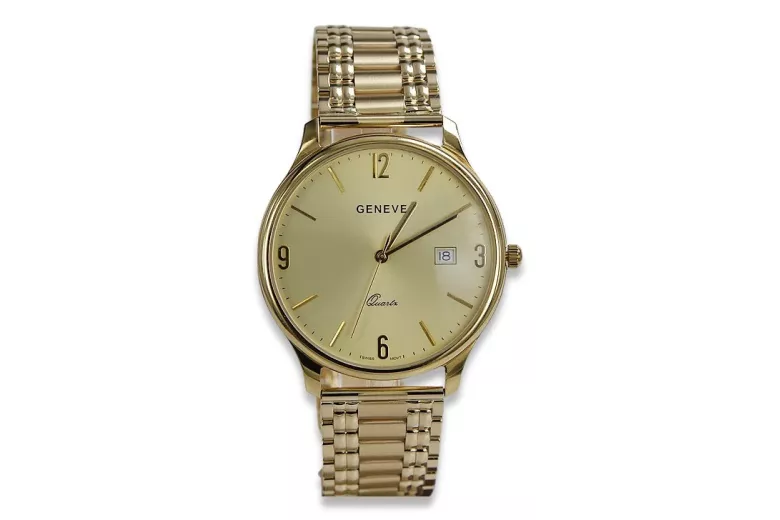 Montre homme en or Genève ★ zlotychlopak.pl ★ Pureté de l’or 585 333 Prix bas!