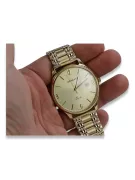 Reloj de oro para hombre Geneve ★ zlotychlopak.pl ★ Pureza de oro 585 333 Precio bajo!