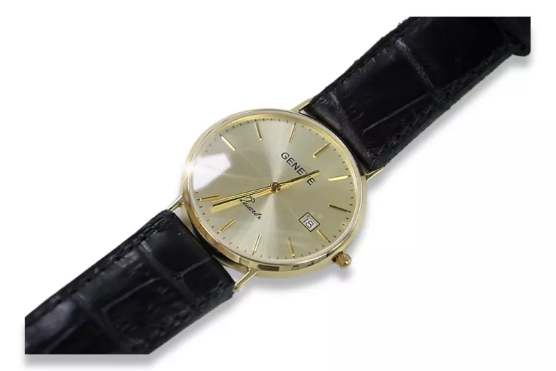 Montre homme en or Genève ★ zlotychlopak.pl ★ Pureté de l’or 585 333 Prix bas!