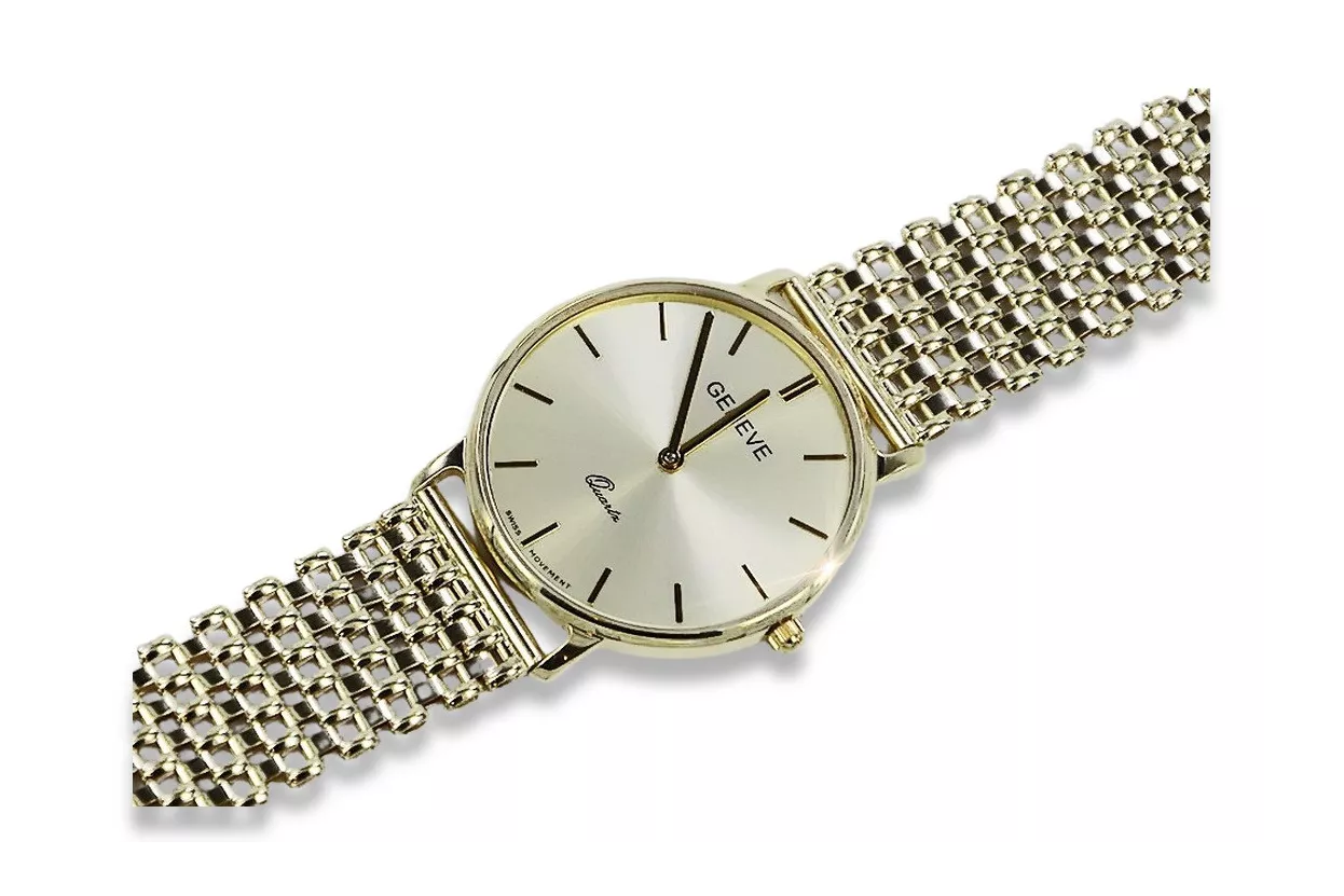 Montre homme en or Genève ★ zlotychlopak.pl ★ Pureté de l’or 585 333 Prix bas!