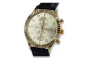 Gold men's watch Geneve ★ zlotychlopak.pl ★ Gold purity 585 333 Low Price!
