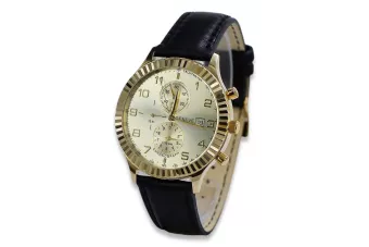 Golden Geneve pánske hodinky ★ złotychlopak.pl ★ Upratovanie zlata 585 333 Nízka cena!