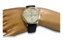 Reloj de oro para hombre Geneve ★ zlotychlopak.pl ★ Pureza de oro 585 333 Precio bajo!