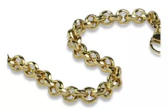 Zlatý náramok 14k 585 Taliansky Diamond Anger CB003Y