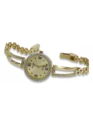 Італійський годинник з жовтого золота Geneve lw075y
