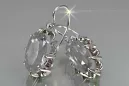 copy of Vintage silver rose gold plated 925 Alexandrite Ruby Emerald Sapphire Aquamarine Zircon ... earrings vec039sgp