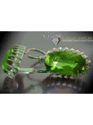Plata soviética rusa chapada en oro rosa 925 Alejandrita Rubí Esmeralda Zafiro Aguamarina Zircón ... Pendientes VEC047SGP