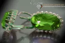 Plata soviética rusa chapada en oro rosa 925 Alejandrita Rubí Esmeralda Zafiro Aguamarina Zircón ... Pendientes VEC047SGP