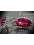 Vintage zlaté náušnice strieborné pozlátené 925 s Alexandry Rubin Sapphire Emerald Aquamarine Cubic Zirconia Vec047s