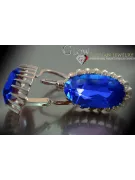 Rusă sovietică de argint a crescut placat cu aur 925 Alexandrite Ruby Emerald Safir Aquamarine Zircon ... cercei vec047sgp