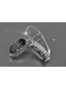 Plata soviética rusa chapada en oro rosa 925 Alejandrita Rubí Esmeralda Zafiro Aguamarina Zircón ... Pendientes VEC047SGP