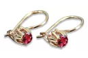Russisches sowjetisches Silber Rosé vergoldet 925 Alexandrit Rubin Smaragd Saphir Aquamarin Zirkon ... Ohrringe vec053rp