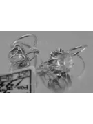 copy of Vintage silver rose gold plated 925 Alexandrite Ruby Emerald Sapphire Aquamarine Zircon ... earrings vec092sgp