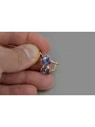 Вінтажний срібло 925 Alexandrite Ruby Emerald Sapphire Aquamarine Zircon ... сережки vec111s