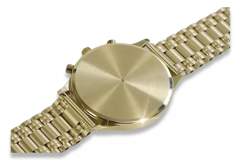 Montre hommes d'or Geneve ★ https://zlotychlopak.pl/fr/ ★ Pureté d'or 585 333 Low Price!