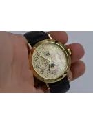Galben italian 14k 585 aur ceas pentru bărbați mw064y