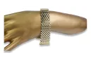 Yellow man's 14k gold watch bracelet mbw008y