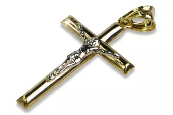 Gold Catholic Cross ★ russiangold.com ★ Gold 585 333 Low price
