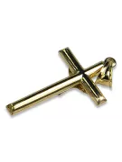 Златен католически кръст ★ russiangold.com ★ злато 585 333 ниска цена