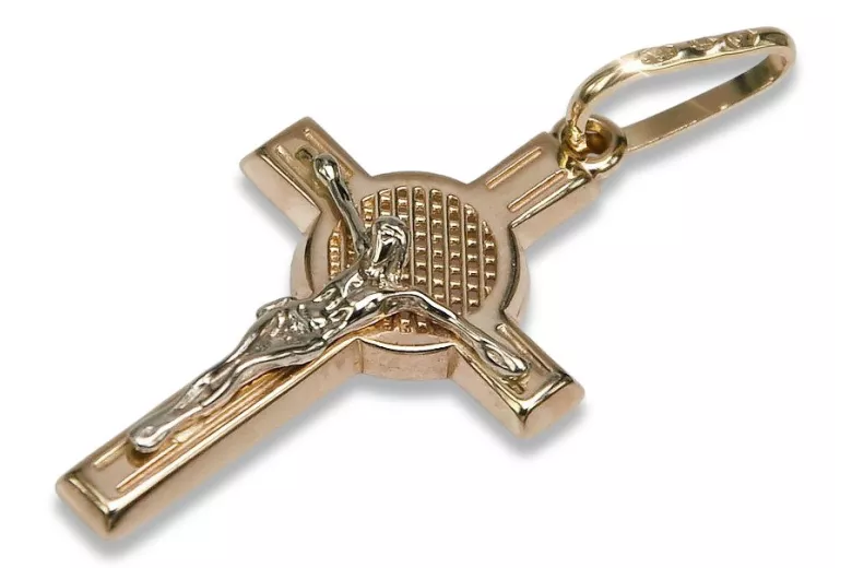 Золото католицький папський хрест ★ russiangold.com ★ золото 585 333 Низька ціна