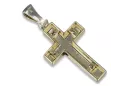 Złoty krzyżyk Katolicki 14k 585 zawieszka ctc026y