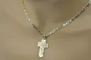 Італійський жовтий 14k золотий католицький хрест & Cartier chain ctc023y&cc031y