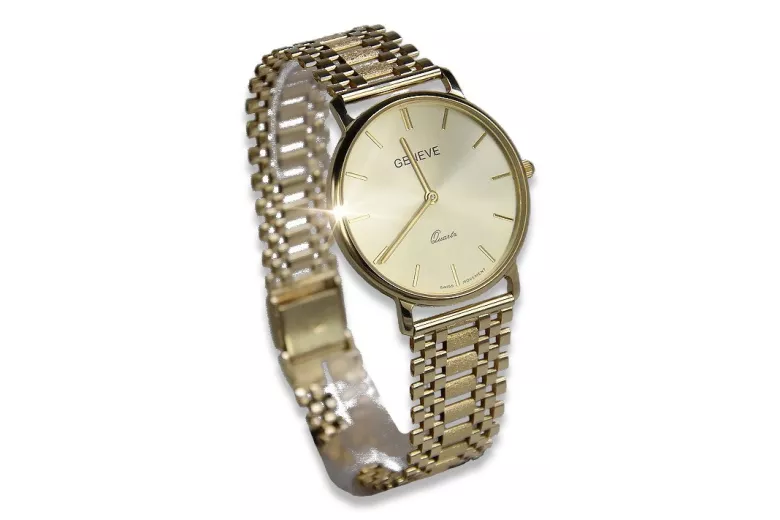 Montre homme en or Genève ★ zlotychlopak.pl ★ Pureté de l’or 585 333 Prix bas!