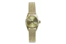 14K Gold Italian Women's Watch, Round 24mm, Quartz